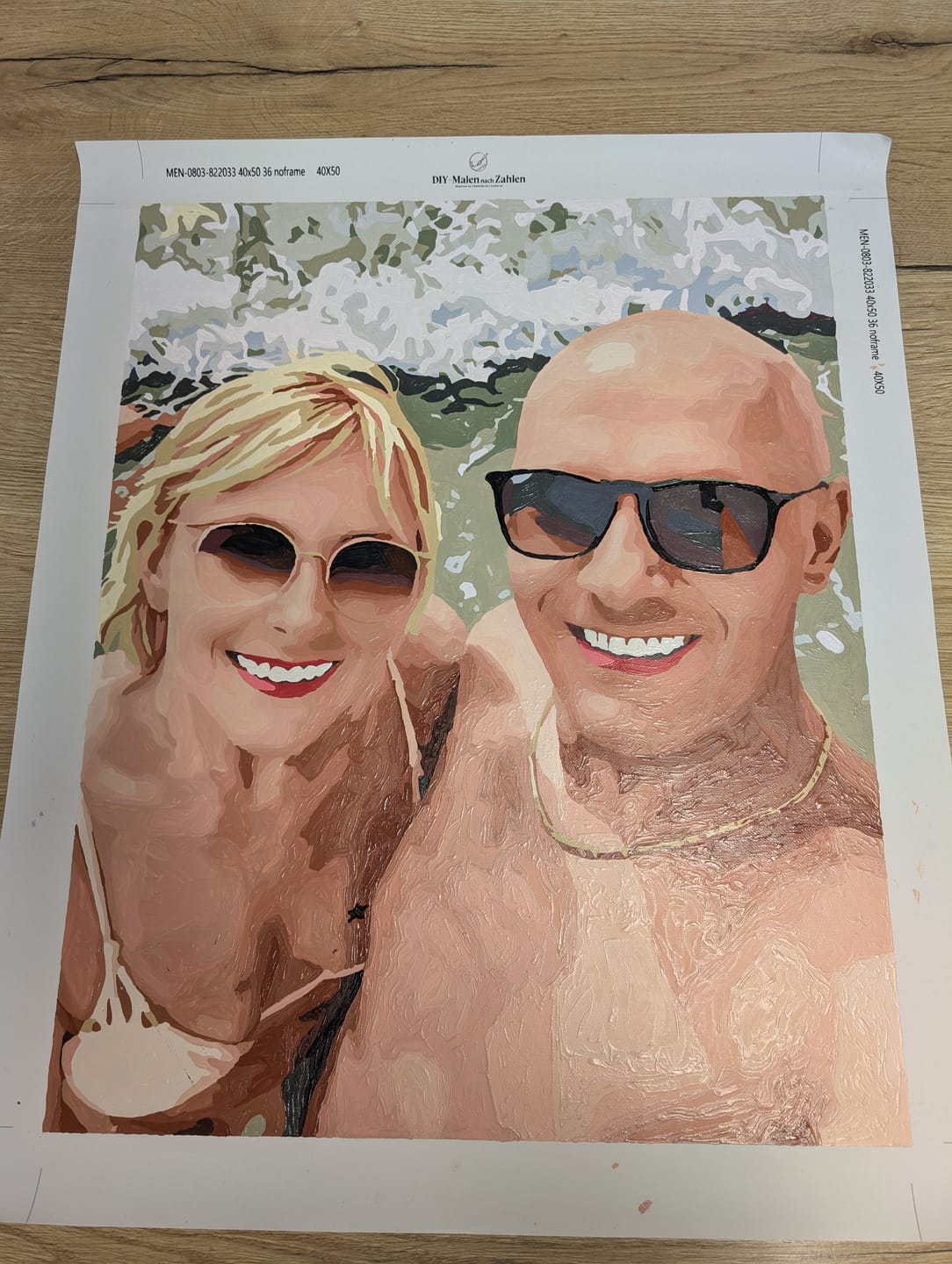 Customer photo review of Malen nach Zahlen - Dein Wunschmotiv