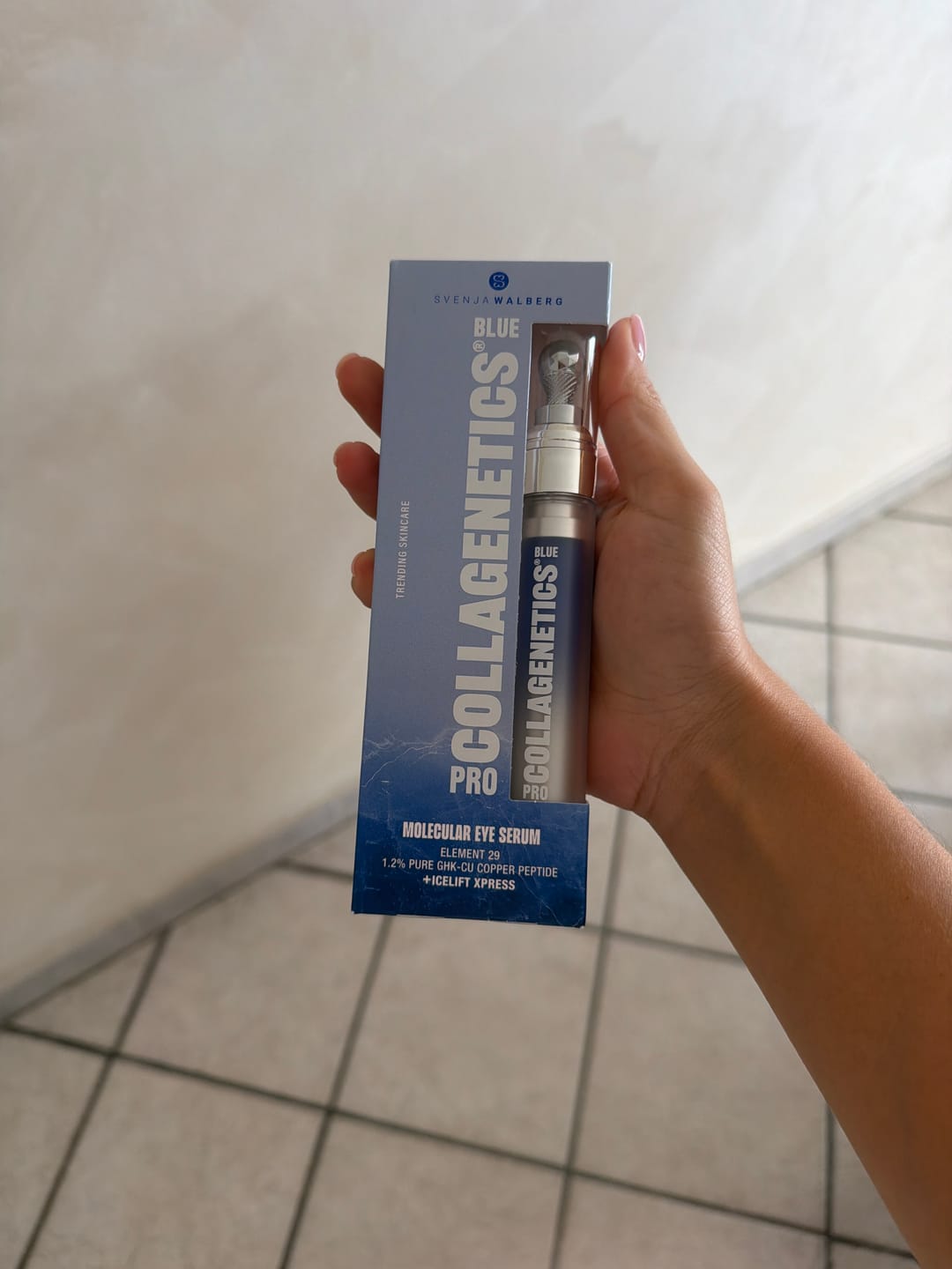 Customer photo review of BLUE COLLAGENETICS® PRO