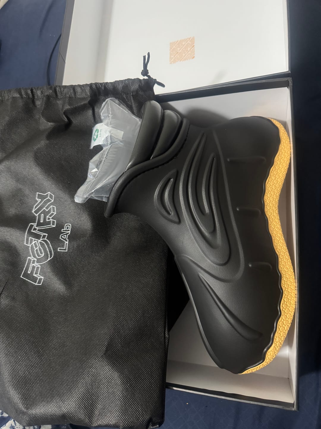 Customer photo review of DUCK BOOT - BLACK