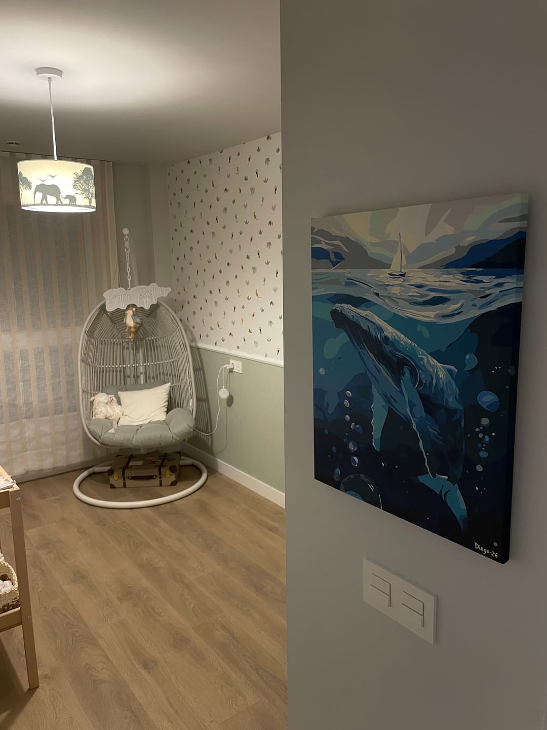 Customer photo review of Dreamy underwater | Paint by Number