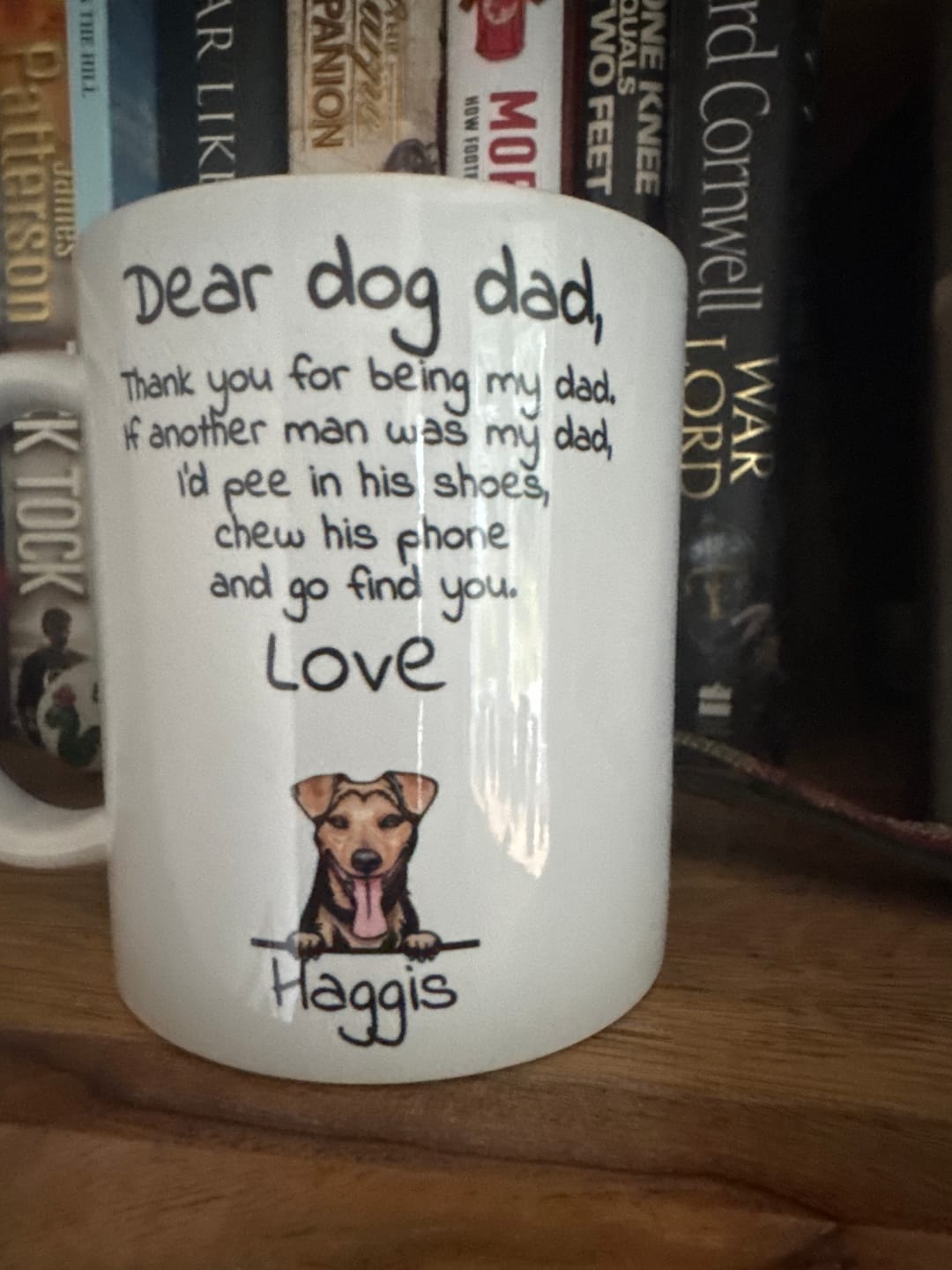 Customer photo review of Personalised Mug - Dear Dog Parent
