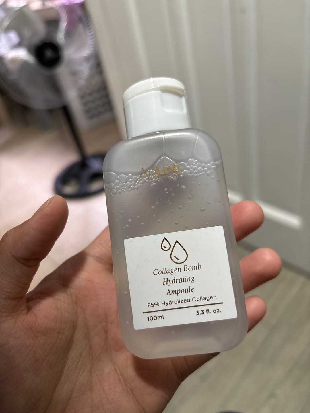 Customer photo review of Aejung™ Collagen Bomb Hydrating Ampoule