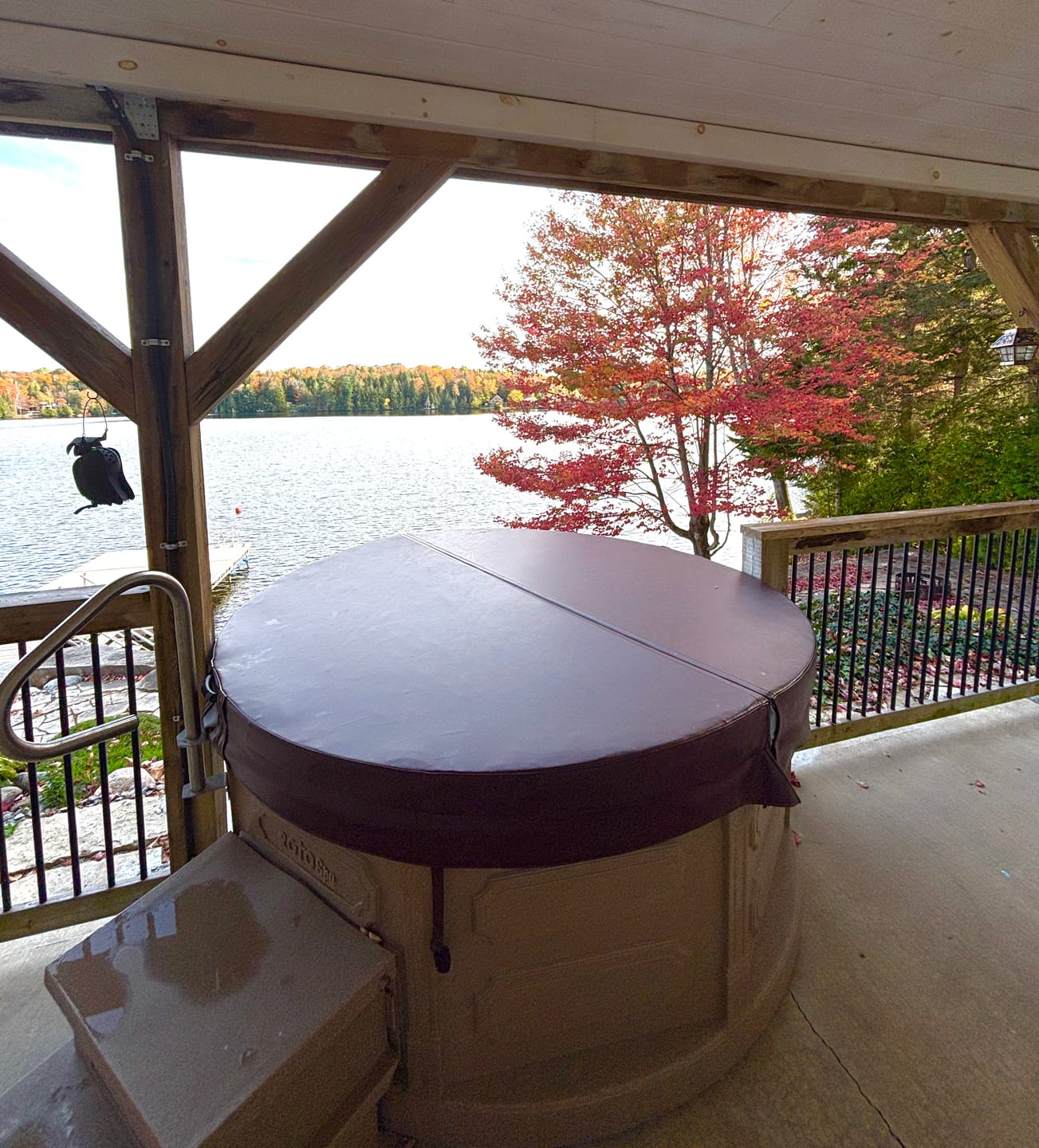 Customer photo review of Roto Spa Hot Tub Replacement Cover | Premium Spa Covers