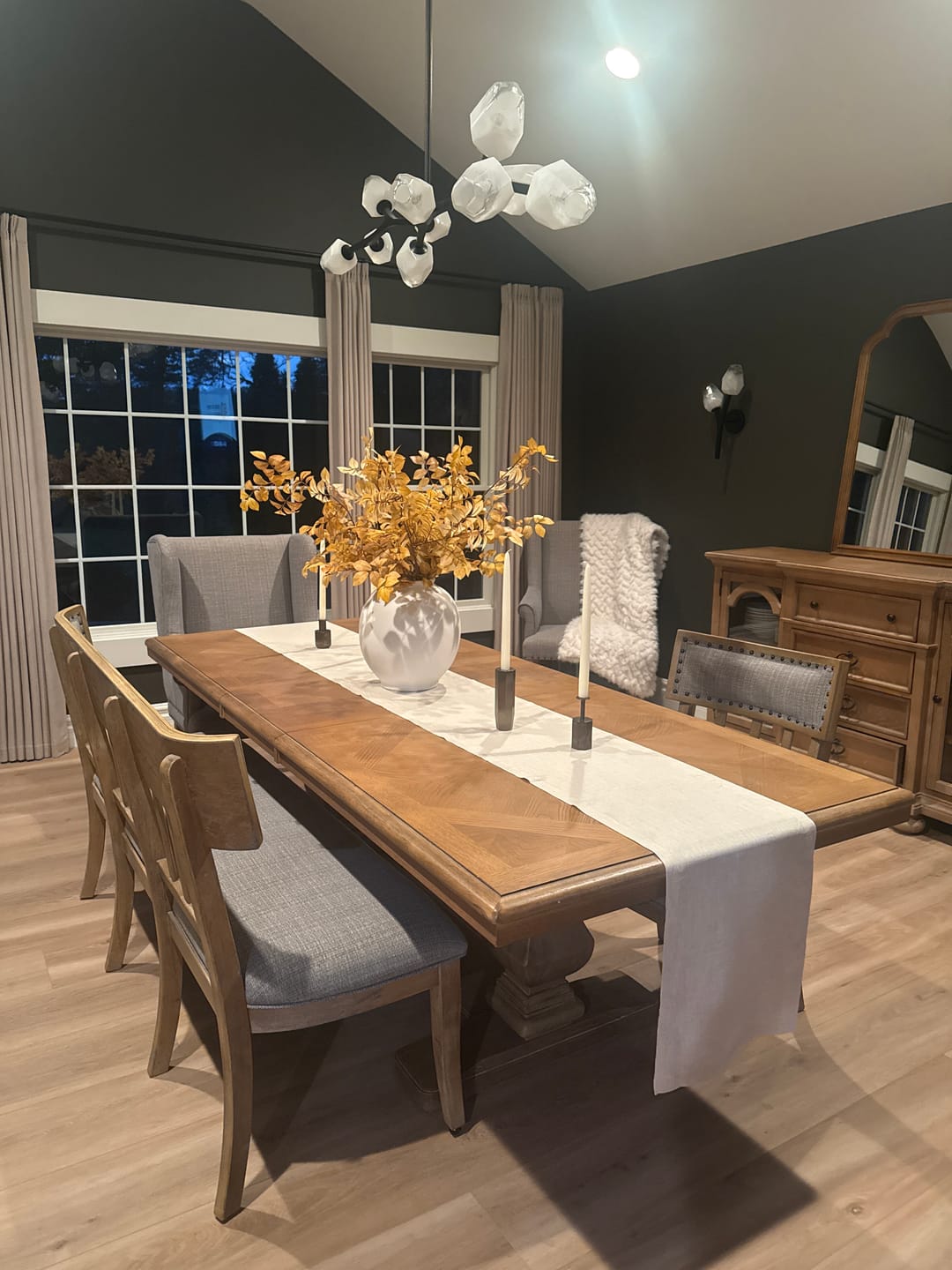 Customer photo review of Athena Table Runner
