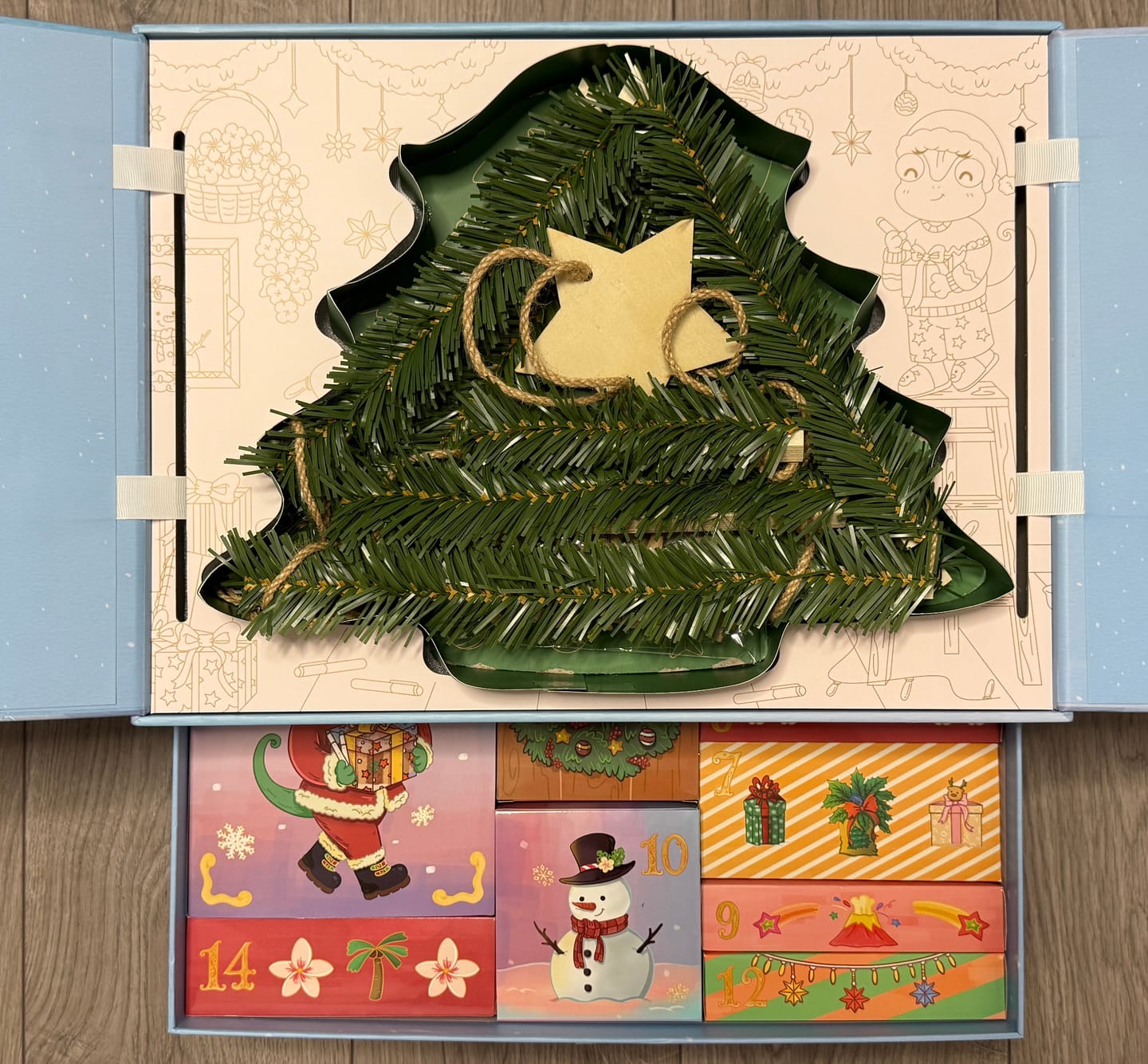 Customer photo review of Ohuhu Christmas Advent Calendar 2026, 24 Days Countdown Gift Kit