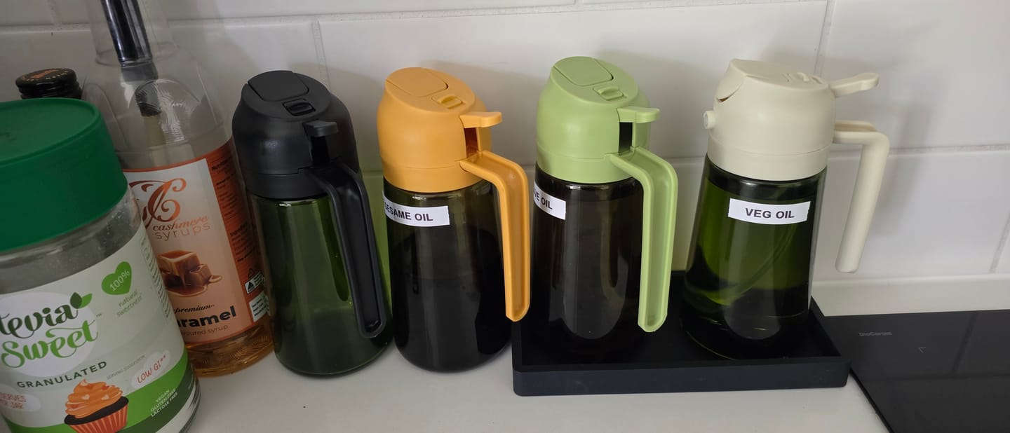 Customer photo review of 2 in 1 Oil Dispenser