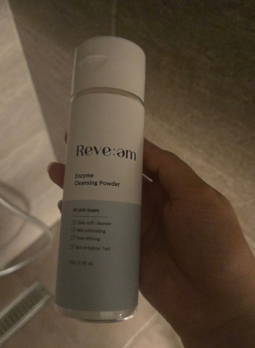 Customer photo review of Reve:am Enzyme Cleansing Powder 70g