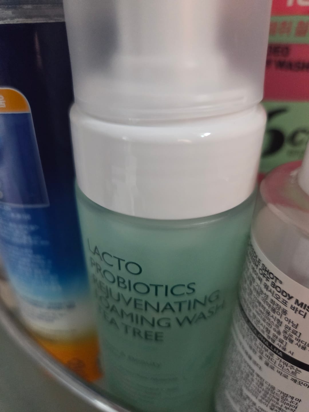 Customer photo review of cleety Lacto Probiotics Rejuvenating Foaming Wash Tea Tree 175ml
