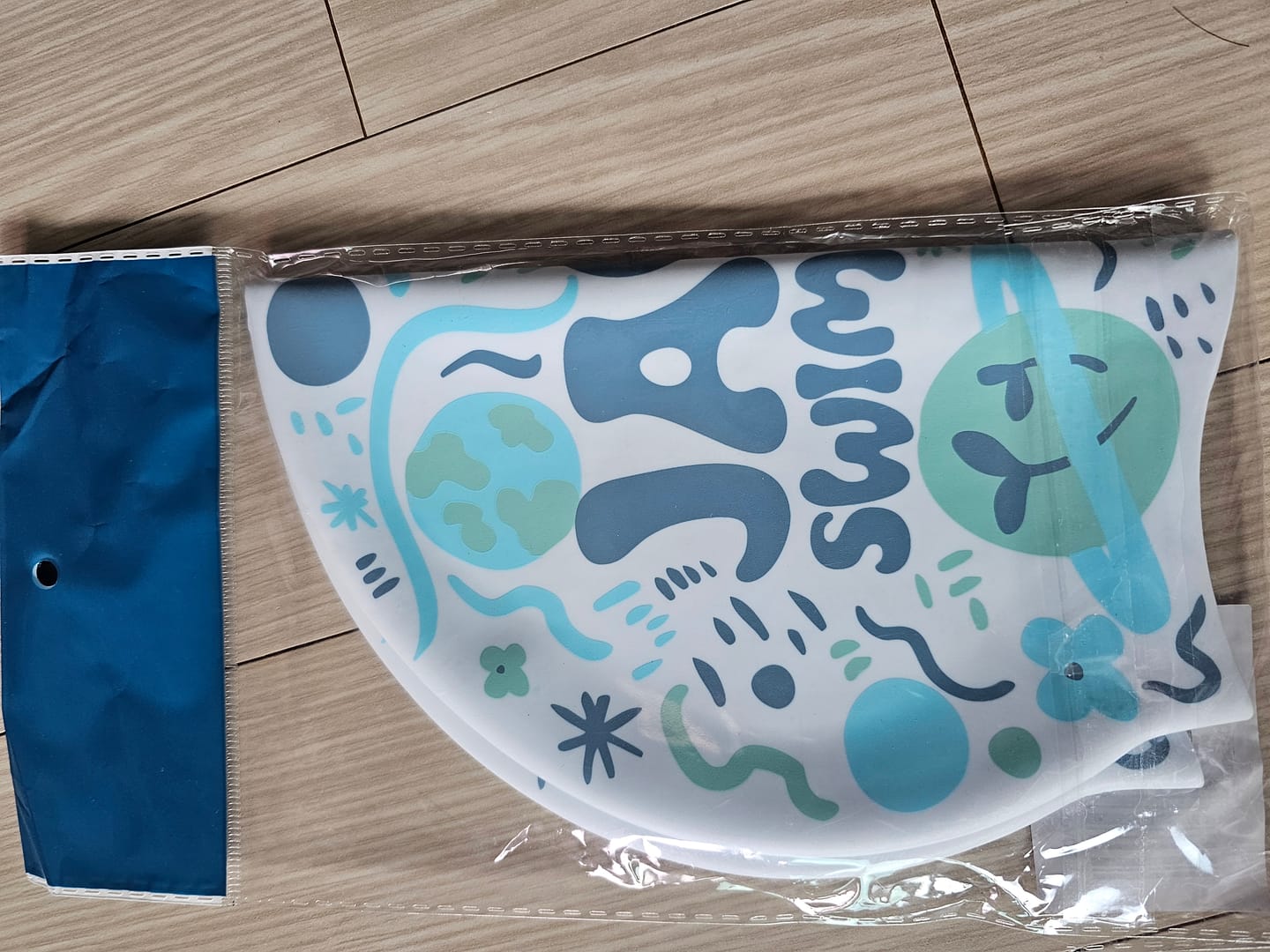 Customer photo review of JAYD Swim Cap - Lost In Space