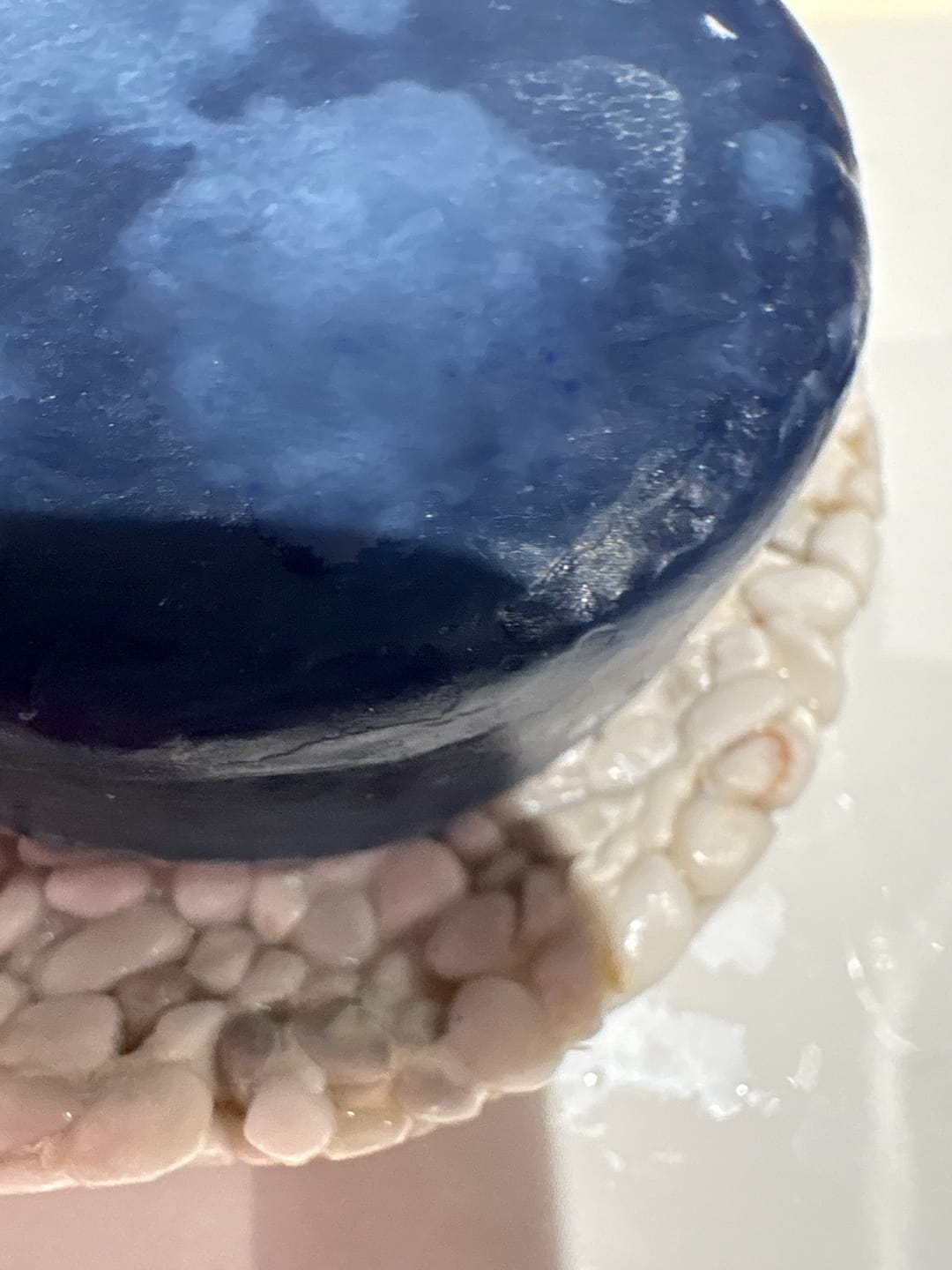 Customer photo review of papasoap Deep Clean Blemish-Care Bar 100g
