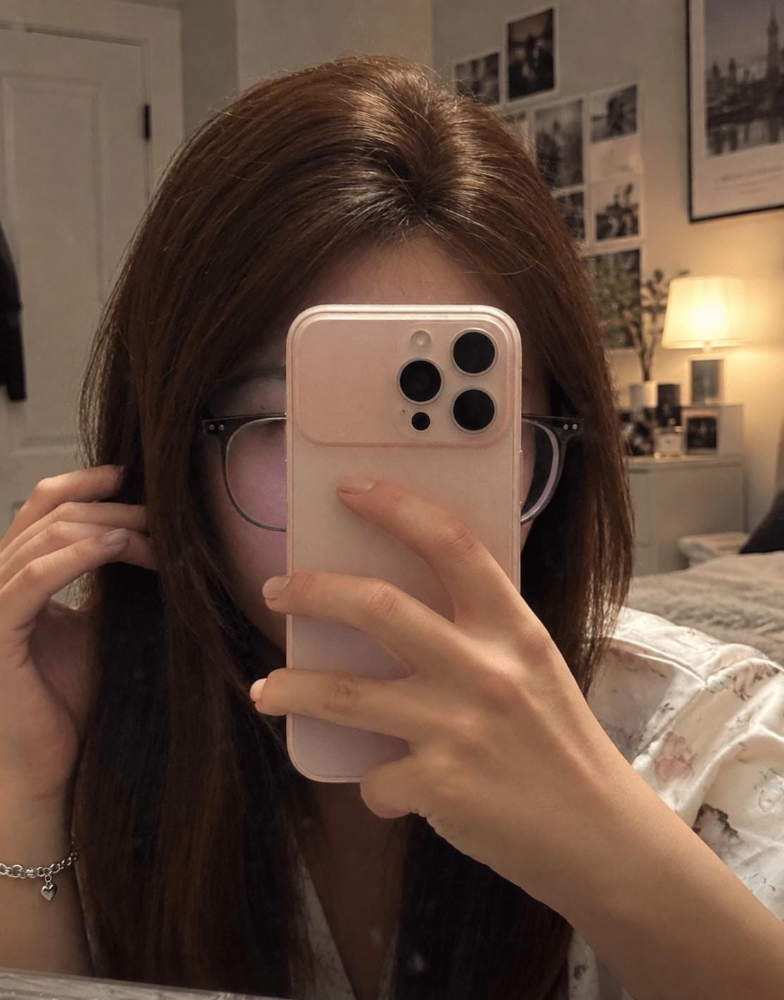 Customer photo review of Mini Hair Topper #4 Medium Brown