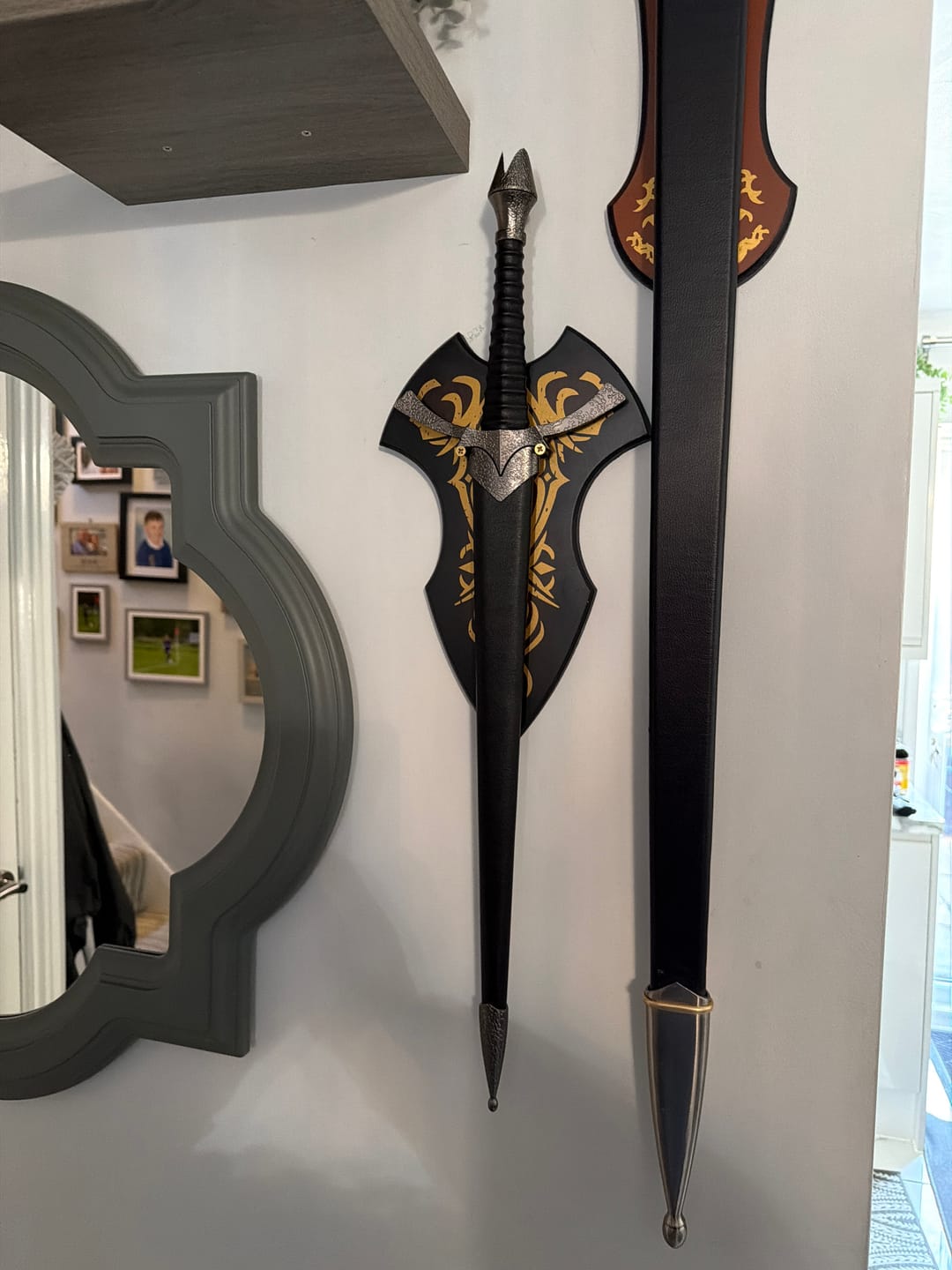 Customer photo review of Lord Of The Rings - NEW AND IMPROVED Morgul Dagger with Tainted Blade, Plaque and Sheath