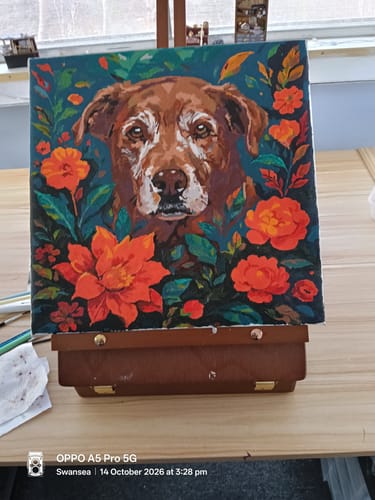Customer photo review of Design Your Own Paint by Number with AI