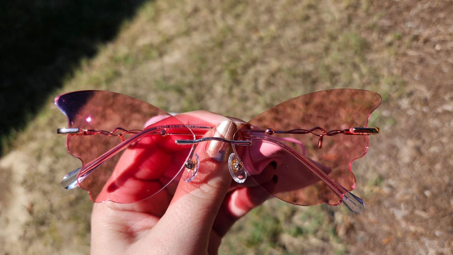 Customer photo review of Alissa Eyeglasses