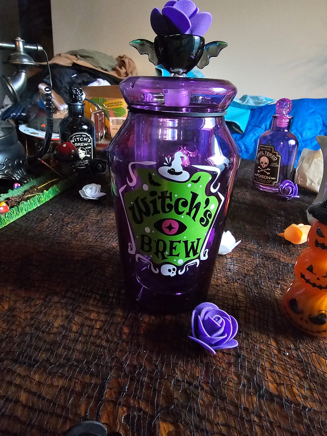 Customer photo review of Witch's Brew Gravity Bong (Limited Edition)