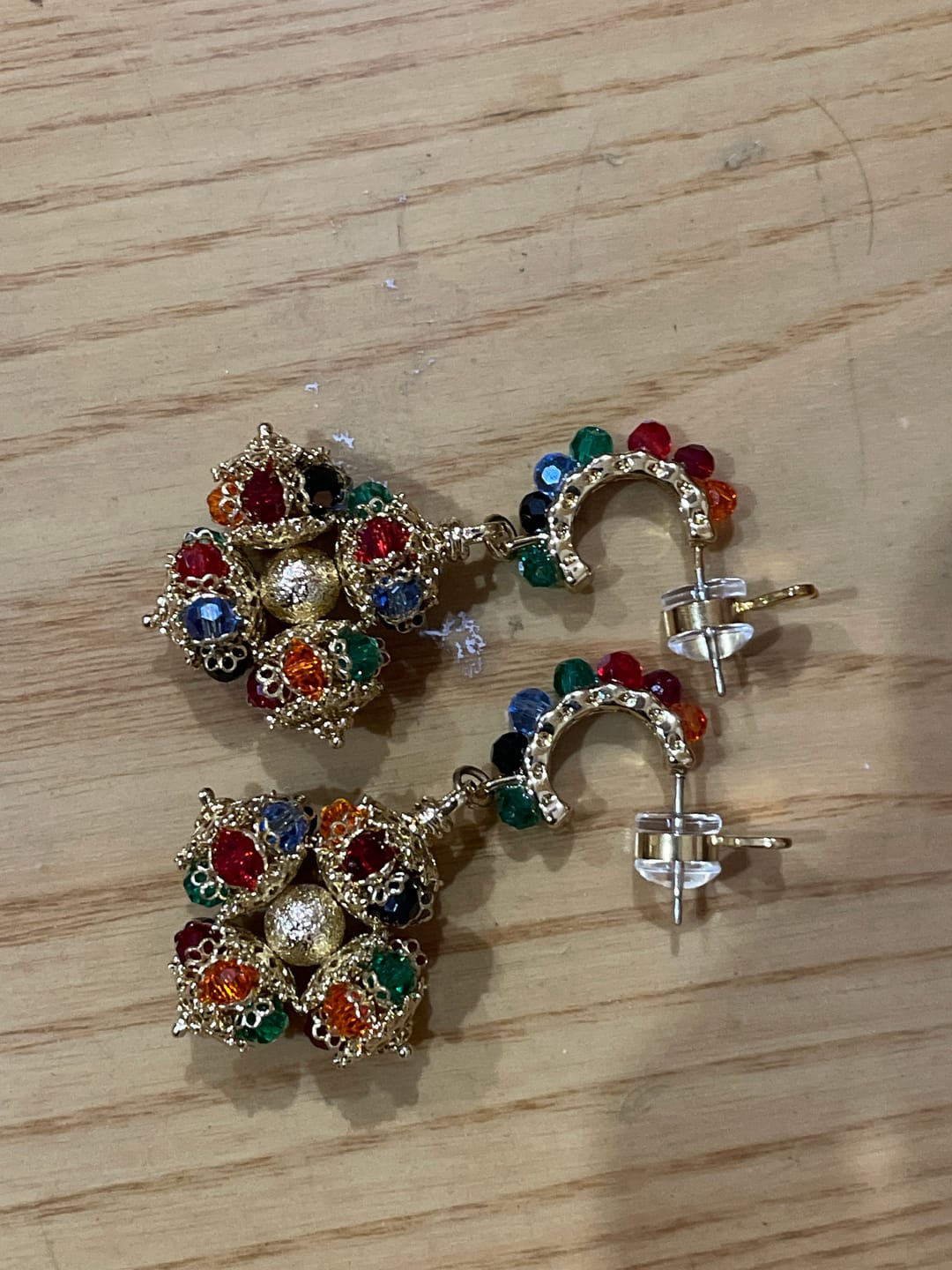 Customer photo review of The Shamsii Earrings
