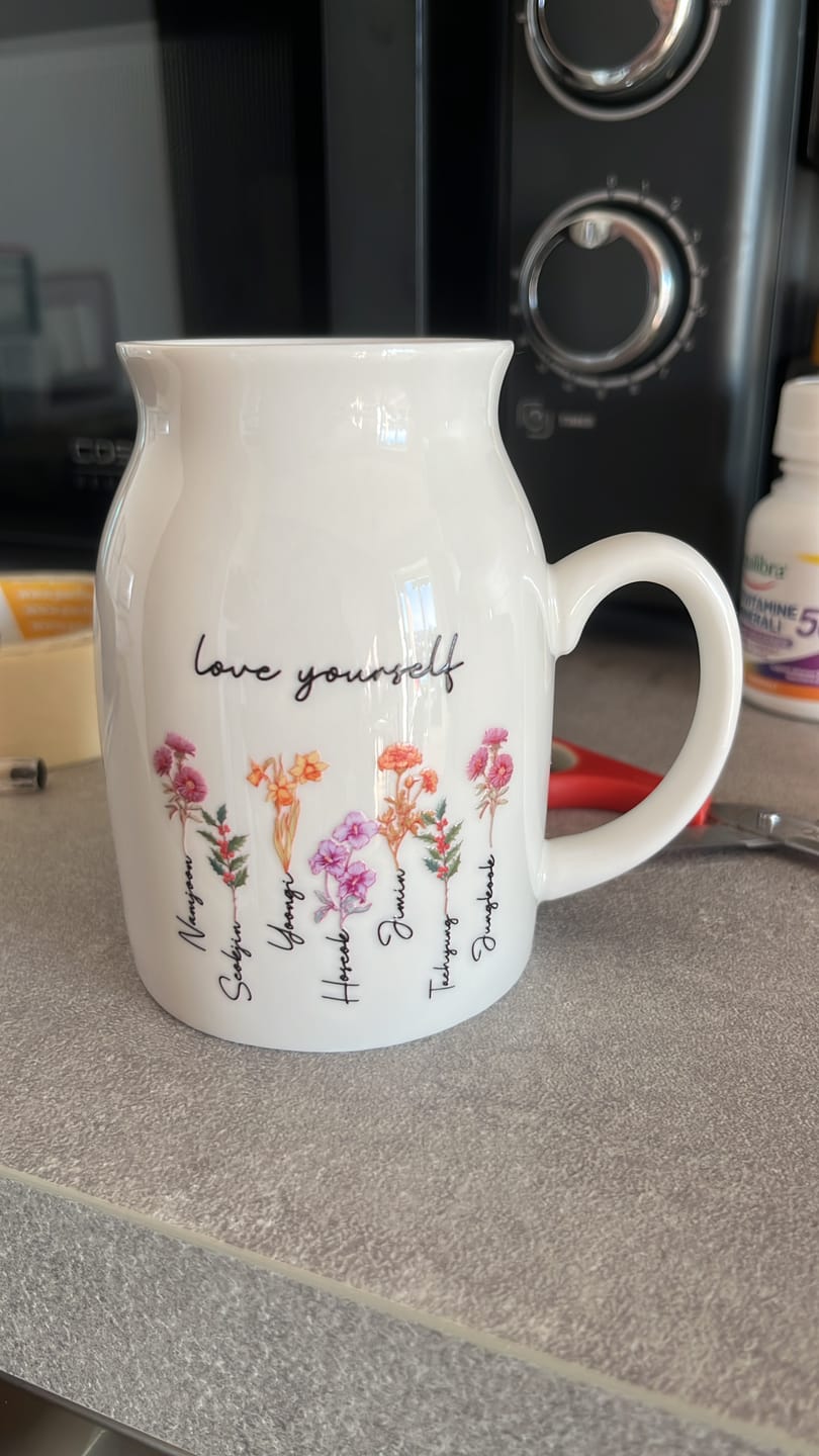 Customer photo review of Il giardino della mamma – Vaso personalizzato con nome e fiori per mamma e nonna