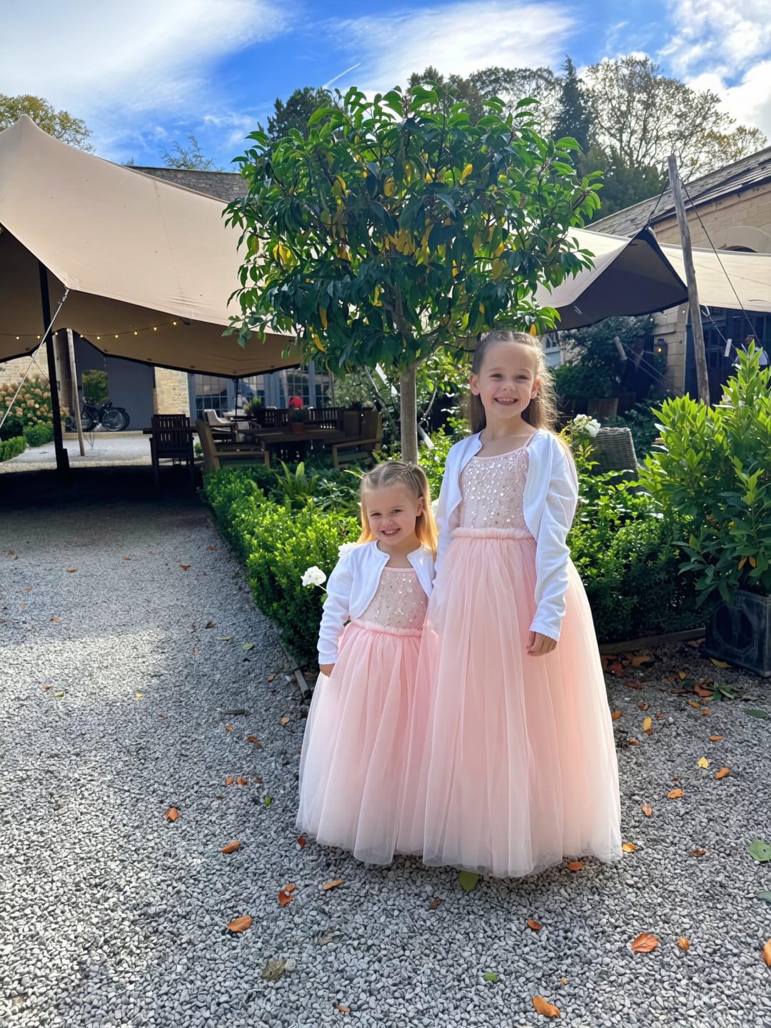 Customer photo review of Daisy ~ Ballet Pink Party Girl Dress /Flower Girl Dress
