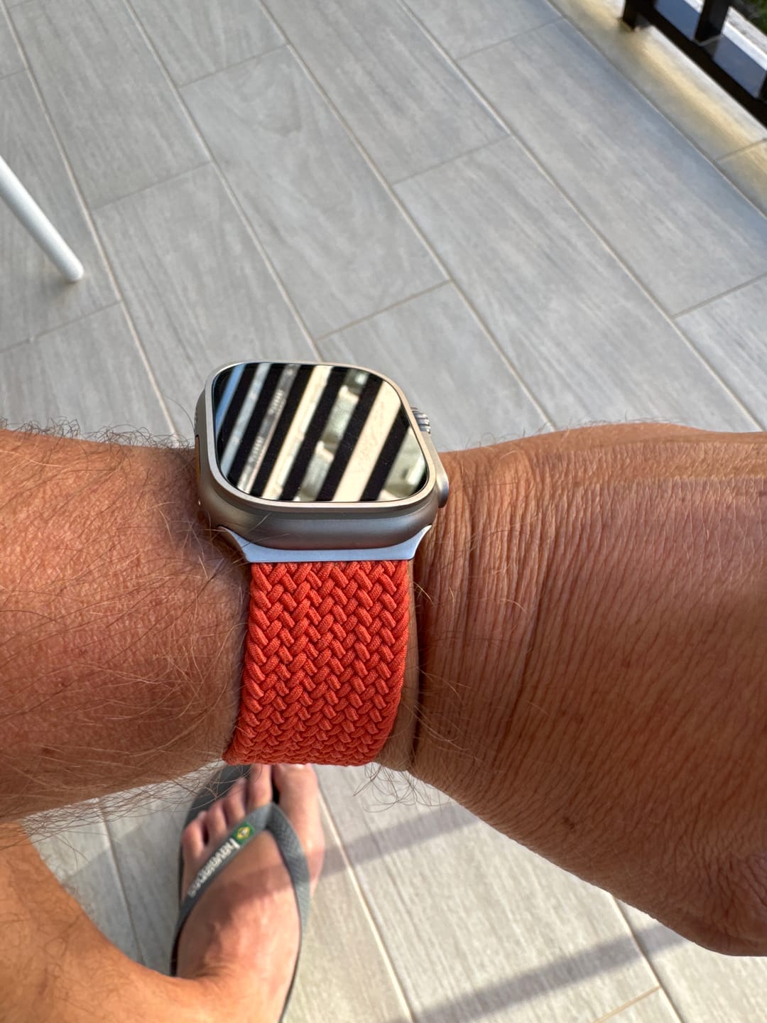 Customer photo review of arktisband Geflochtenes Apple Watch Ultra Armband "Casual" mit Magnetverschluss