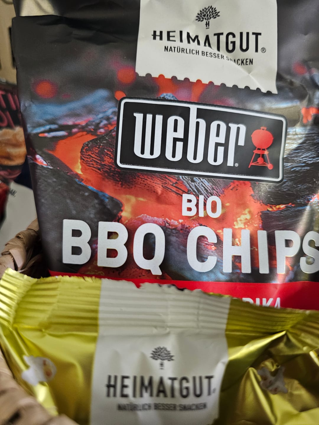 Customer photo review of WEBER BIO Kartoffel Chips Smoked Paprika