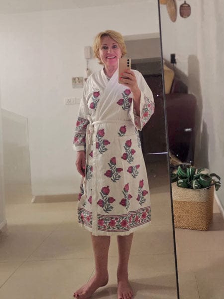 Customer photo review of Gulvan Bath Robe