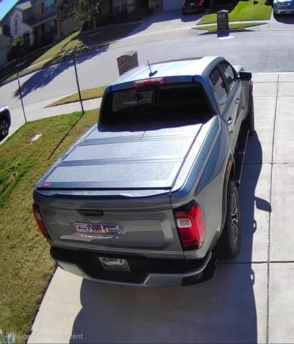 Customer photo review of Rough Country Hard Tri-Fold Flip Up Bed Cover | Chevy/GMC Canyon/Colorado (15-26)