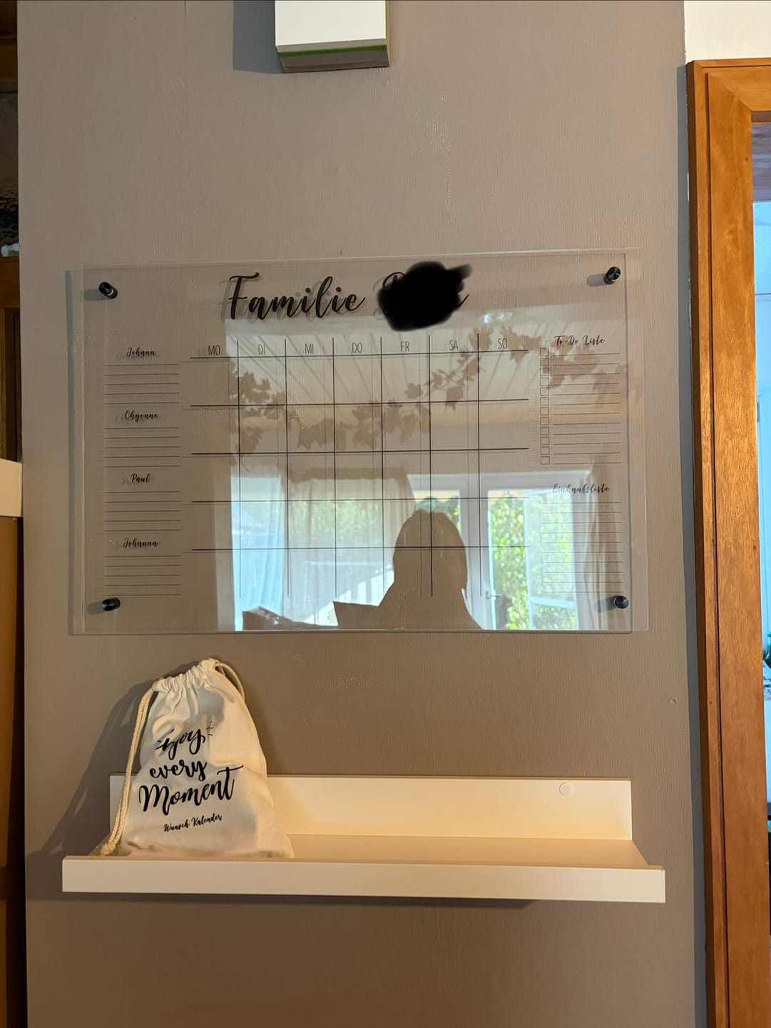 Customer photo review of 4-Namen Familienplaner