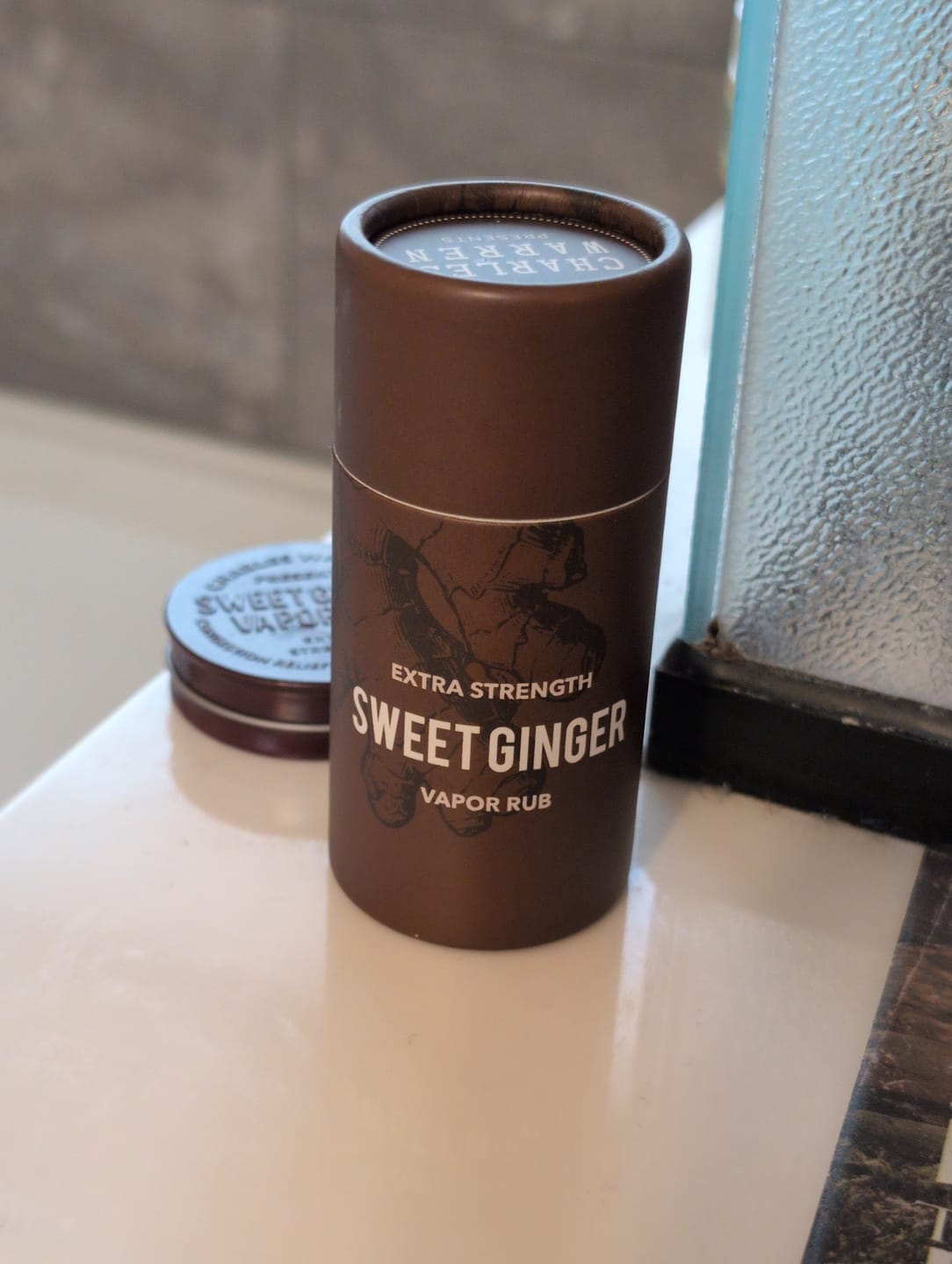 Customer photo review of Extra Strength Sweet Ginger Vapor Rub Stick
