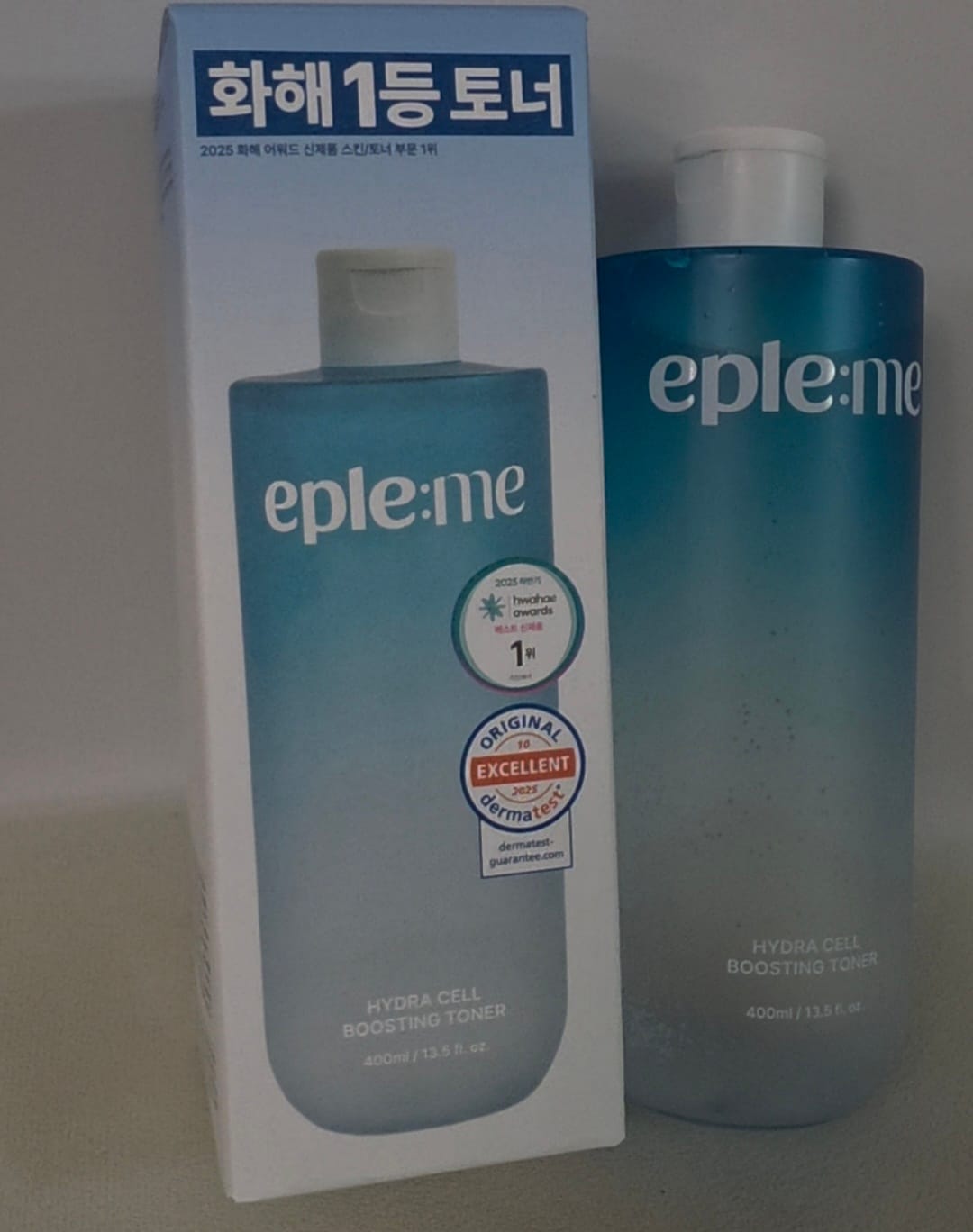 Customer photo review of eple:me Hydra Cell Boosting Toner 400ml