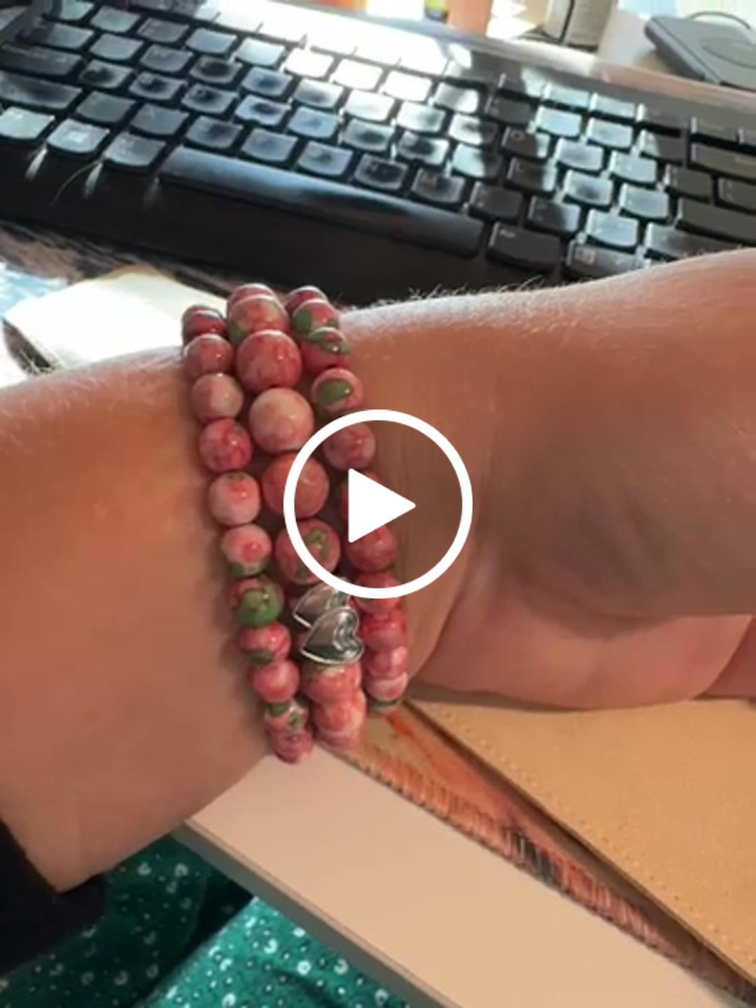 Customer video review of Eternal Love Stretch Apple Watch Band