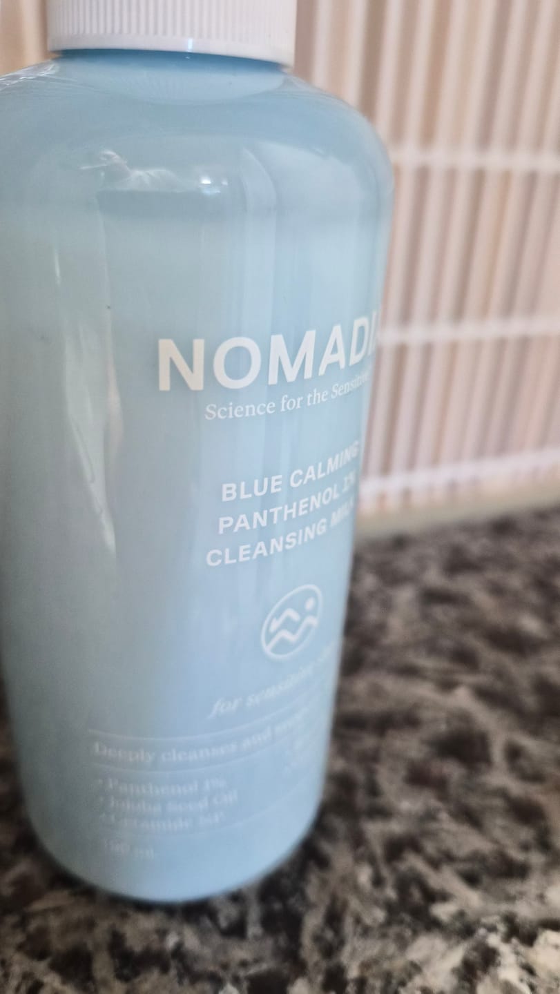 Customer photo review of Nomadia Blue Calming Panthenol 1% Cleansing Milk 190ml