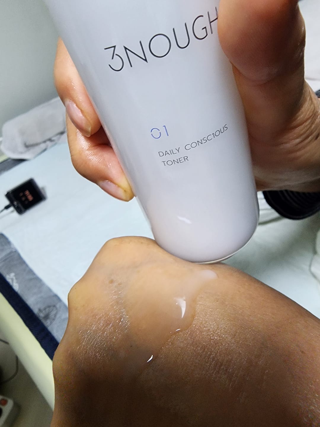 Customer photo review of 3NOUGH Daily Conscious Toner 155ml