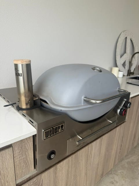 Customer photo review of Smokai Smoke Generator Kit for Weber Q Series