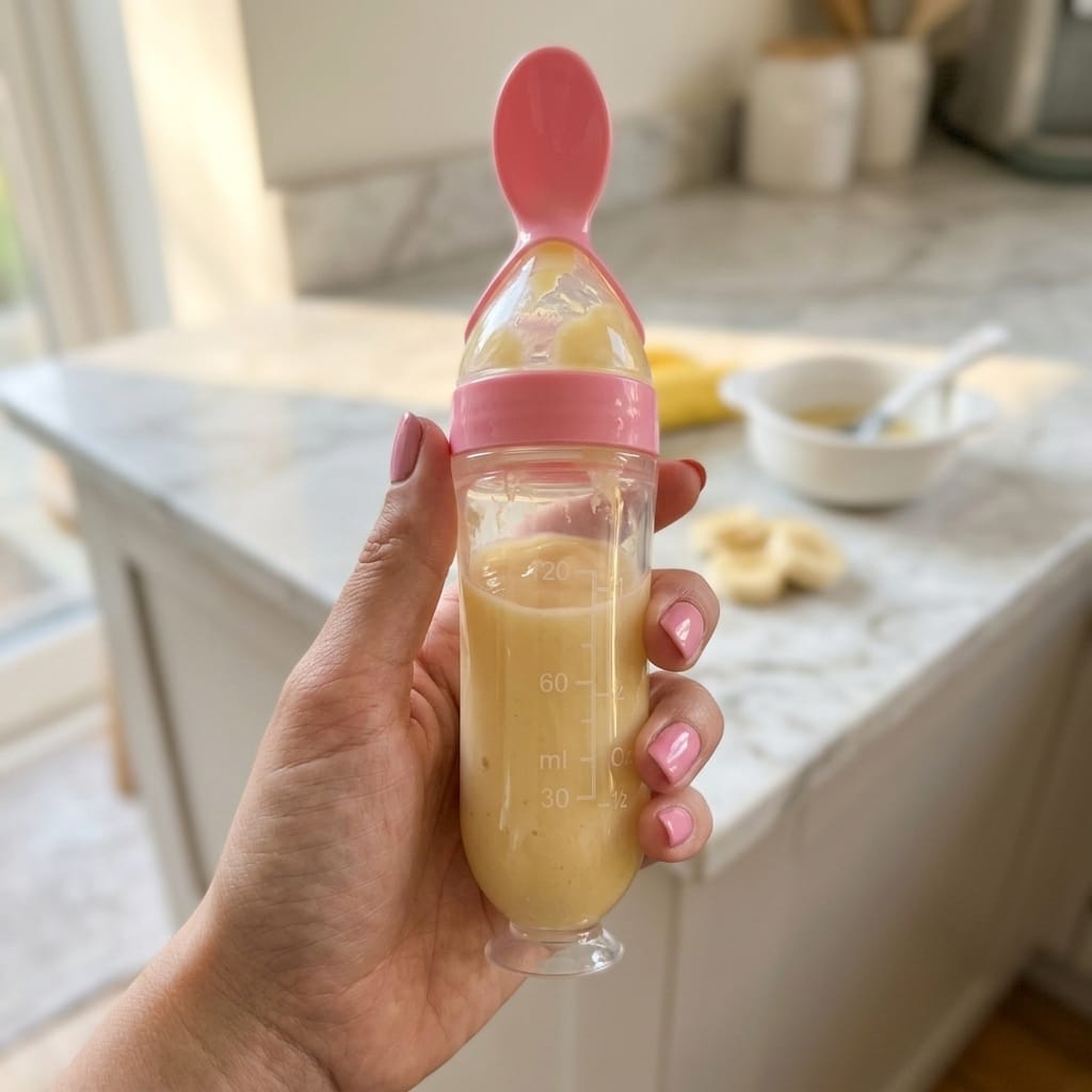 Customer photo review of Bibepoon™ Cuchara-Biberón