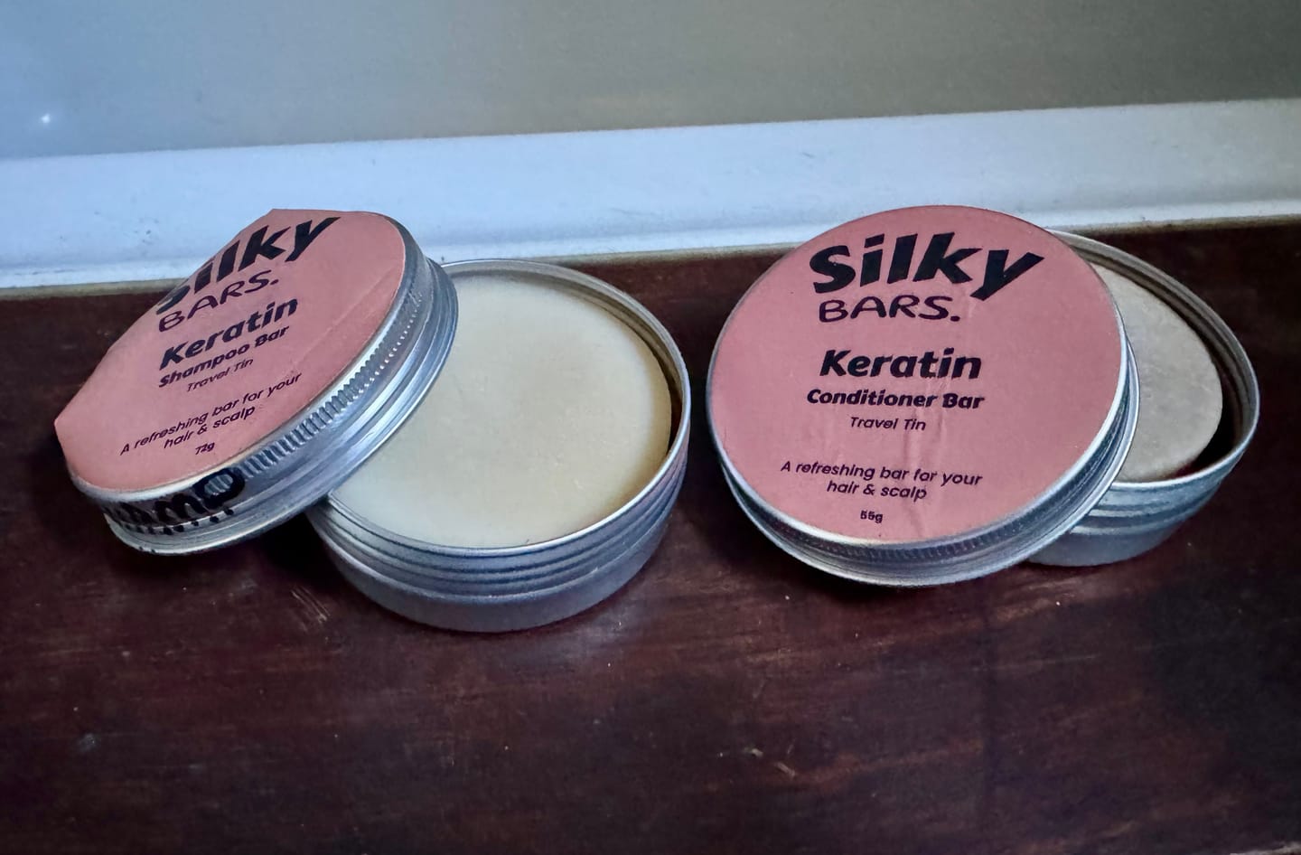 Customer photo review of Keratin Strength & Repair Conditioner Bar