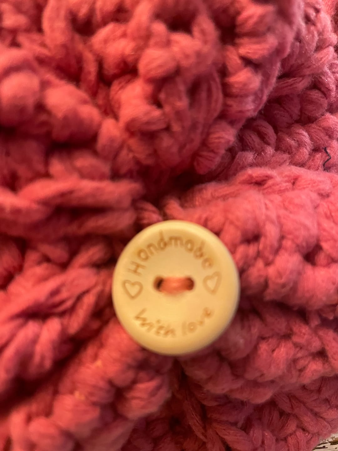 Customer photo review of Made with Love Buttons - 15mm, 20mm, or 25mm