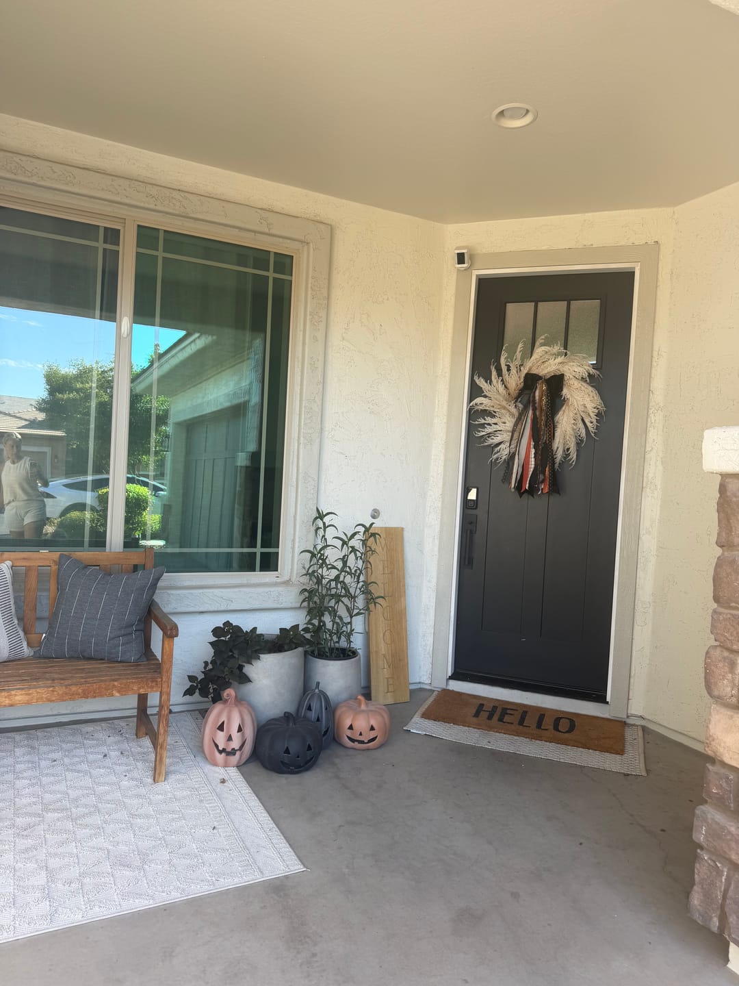 Customer photo review of Haven Signature Meadow Wreath 36"