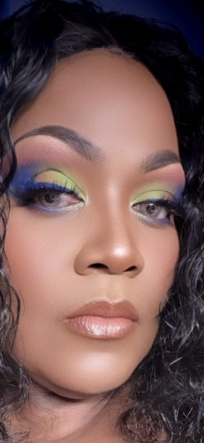 Customer photo review of Citha Hazel Brown Prescription Colored Contact Lenses