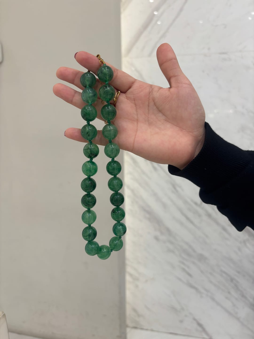 Customer photo review of Collar Chunky Bolitas