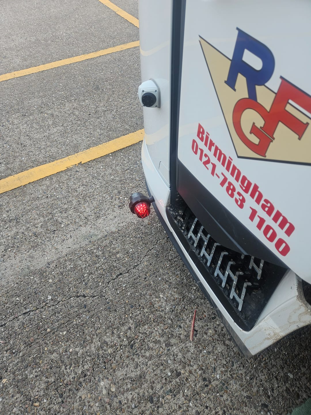 Customer photo review of Old School Short Arm Danish Marker Lights with Dark Lens / Choose Colour