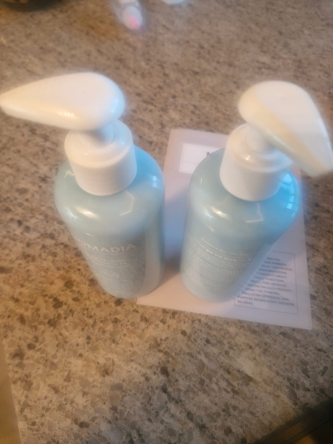 Customer photo review of Nomadia Blue Calming Panthenol 1% Cleansing Milk 190ml