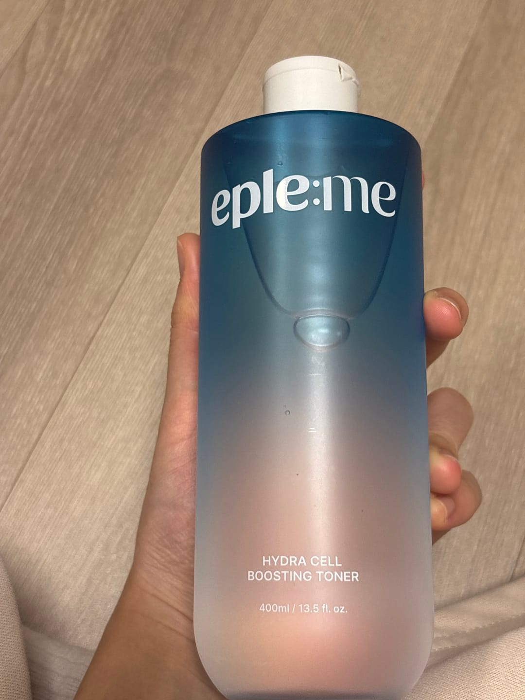 Customer photo review of eple:me Hydra Cell Boosting Toner 400ml