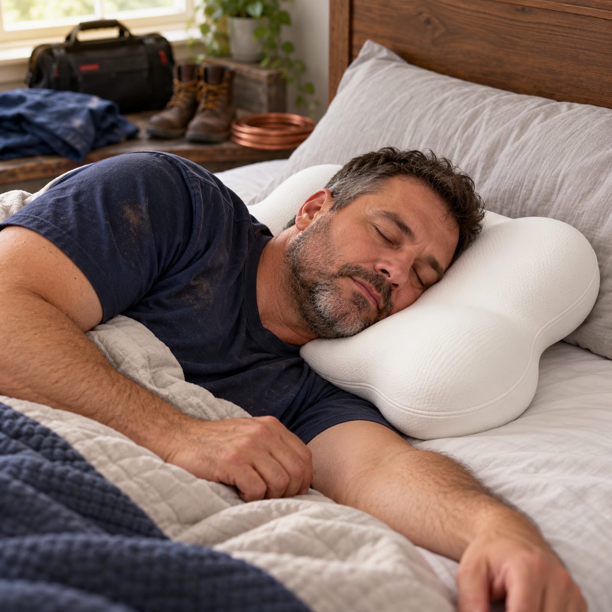 Customer photo review of KumoContour™ Pillow