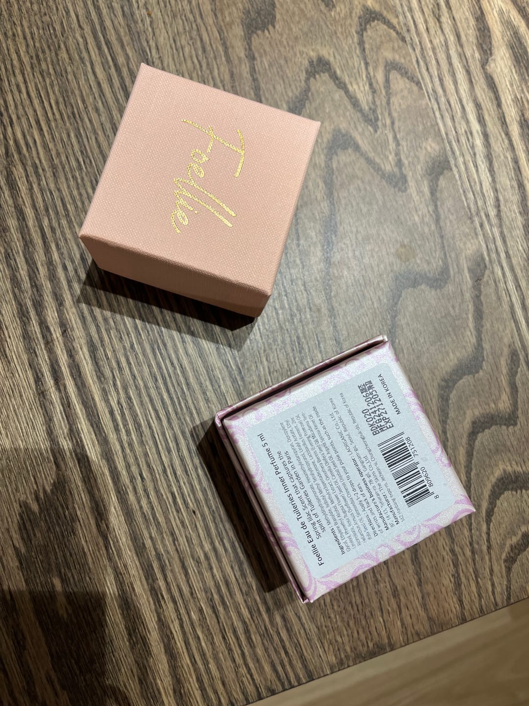 Customer photo review of Foellie Eau de Bijou Feminine Inner Perfume 5ml
