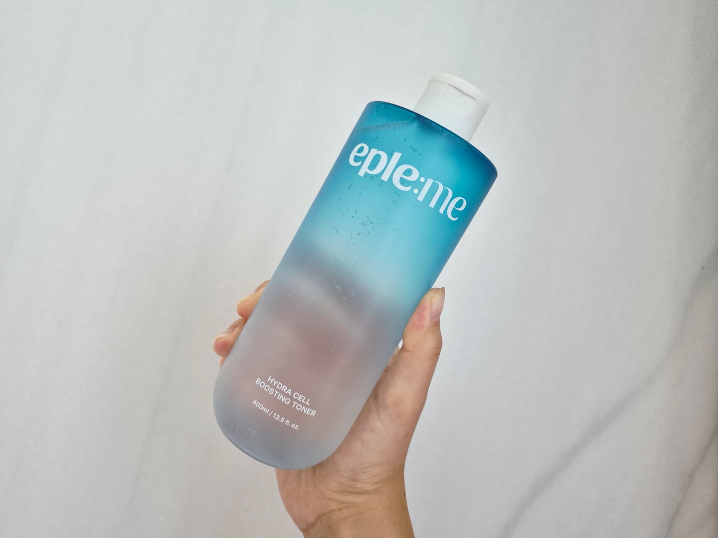 Customer photo review of eple:me Hydra Cell Boosting Toner 400ml