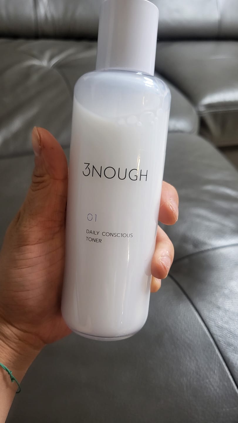 Customer photo review of 3NOUGH Daily Conscious Toner 155ml