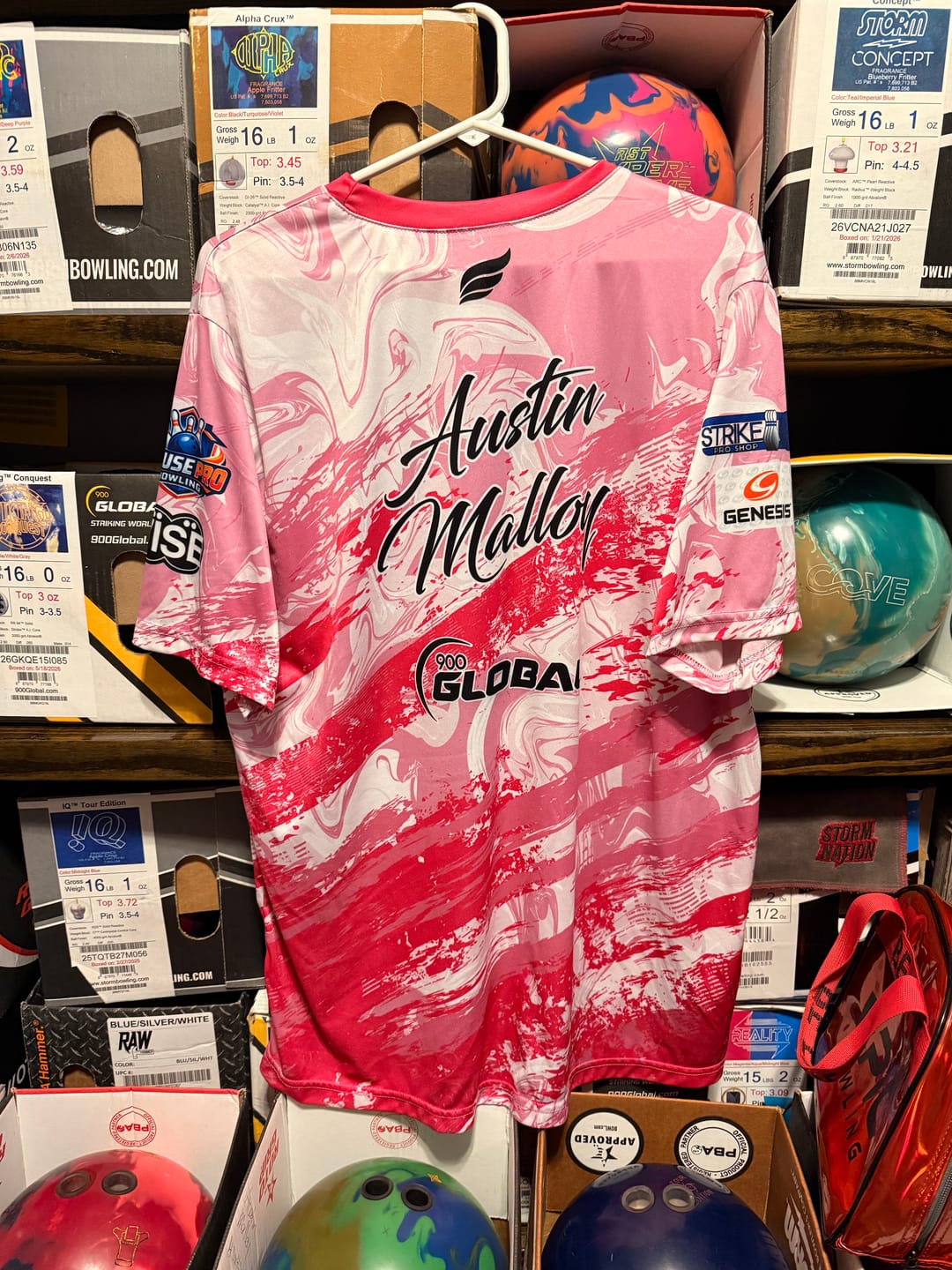 Customer photo review of BC Grunge - Pink - Bowling Jersey