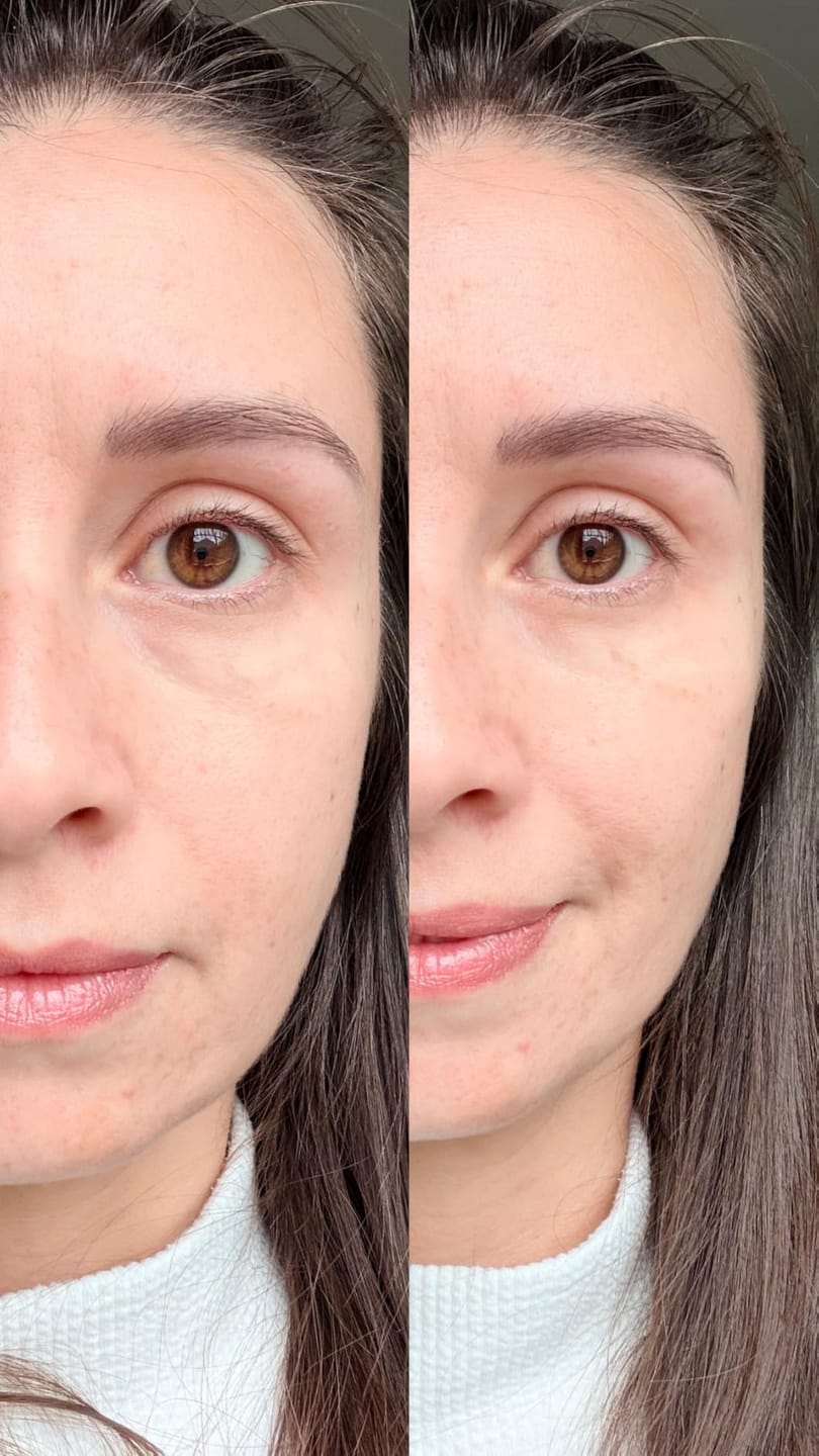 Customer photo review of NoaPure Instant Eye Lift Gel | Göz Çevresi Bakım Jeli