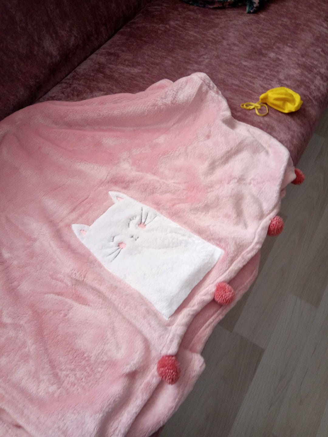 Customer photo review of Kitty %100 Pamuk Bebek Battaniye 75x120 cm