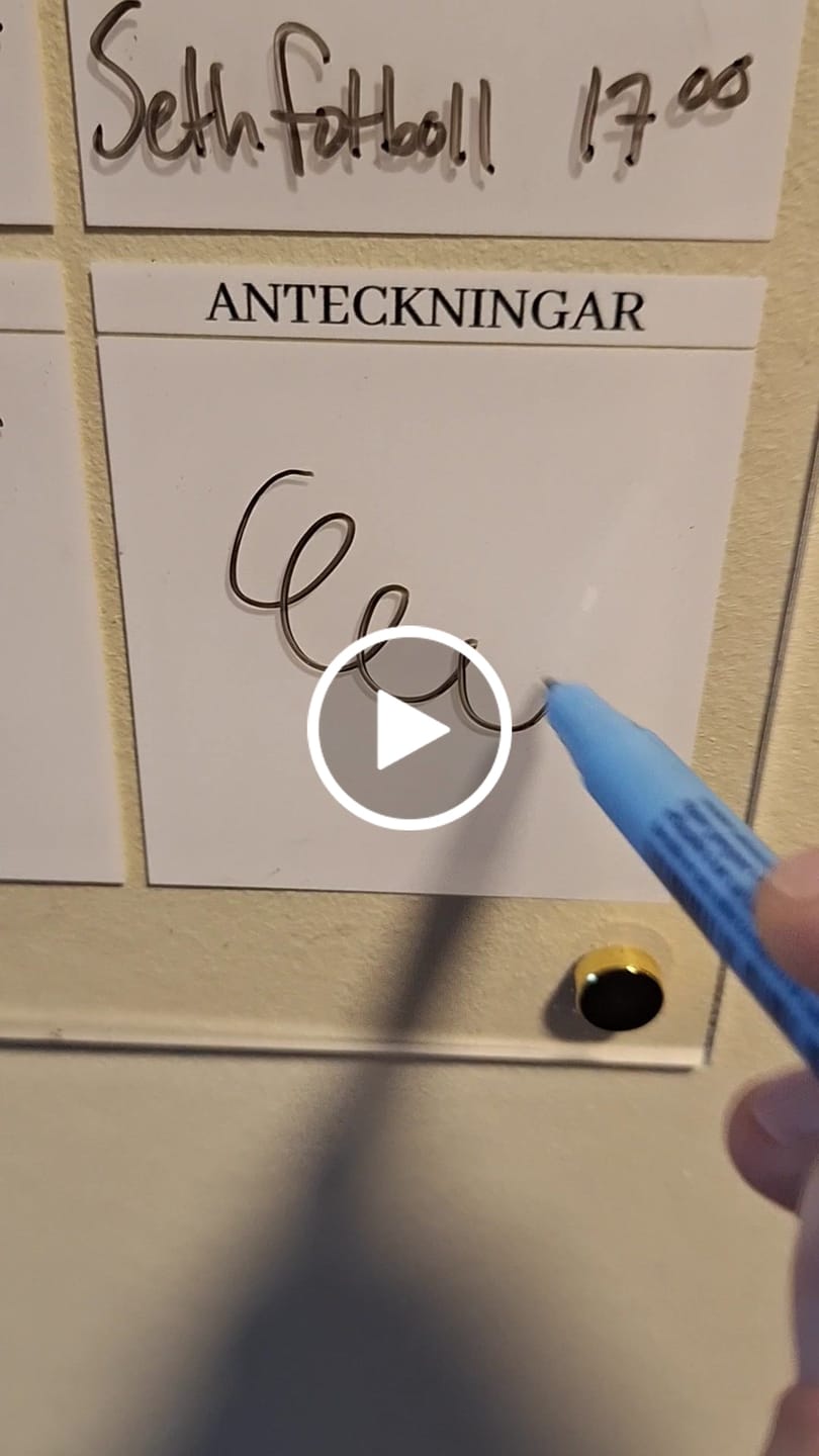 Customer video review of Magnetisk torkare